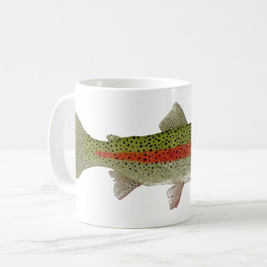 Mok regenboogforel (Voorkant links)