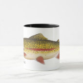 Mok regenboogforel wit met zwart (Midden)