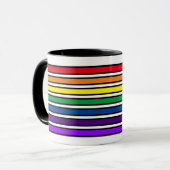 Mok - Regenboogkleurige Staven (Voorkant links)