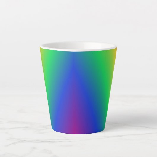 Mok regenboogpatroonlatte (Voorkant)