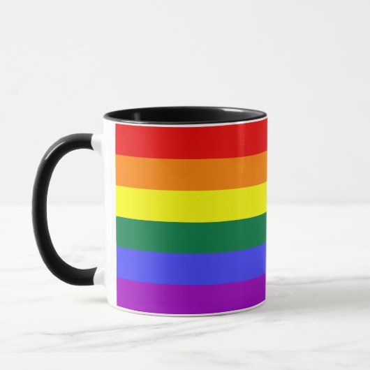 Mok regenboogpride vlag (Links)