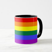 Mok regenboogpride vlag (Voorkant rechts)