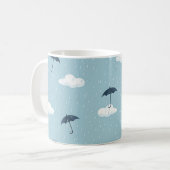 Mok (regenpatroon met regendruppels) (Voorkant links)