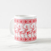 Mok Reindeer Toile de Jouy (Voorkant links)