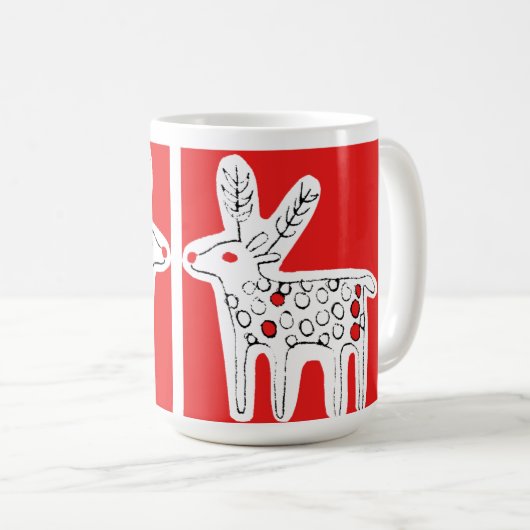 Mok rendier Kiss R Coffee (Voorkant rechts)