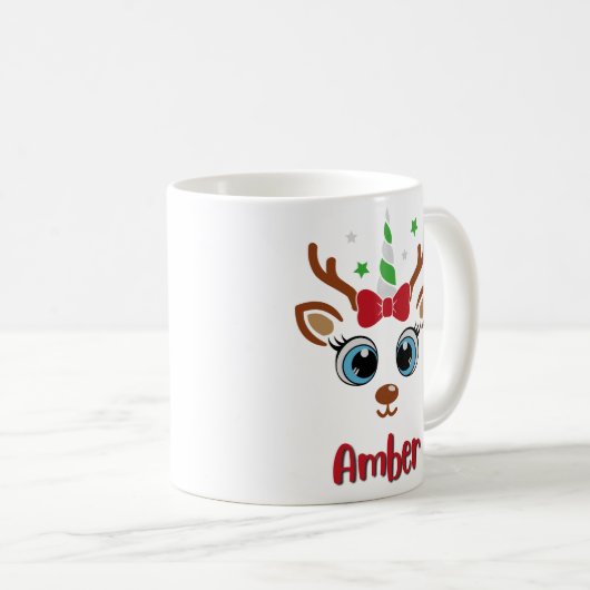 Mok rendiernaam (Voorkant rechts)