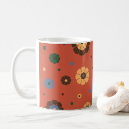 Mok Retro Flowers