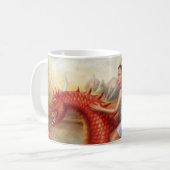Mok rode draak (Voorkant links)
