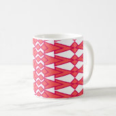 Mok rode en roze Bowties koffie (Voorkant rechts)