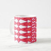 Mok rode en roze Bowties koffie (Voorkant links)