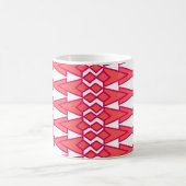 Mok rode en roze Bowties koffie (Center)