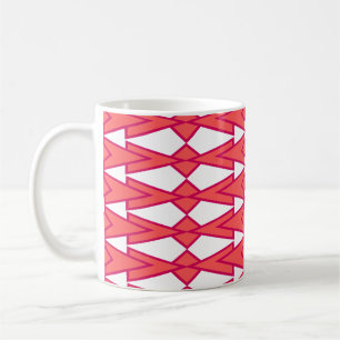 Mok rode en roze Bowties koffie