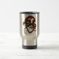 Mok Rode en zwarte dragons