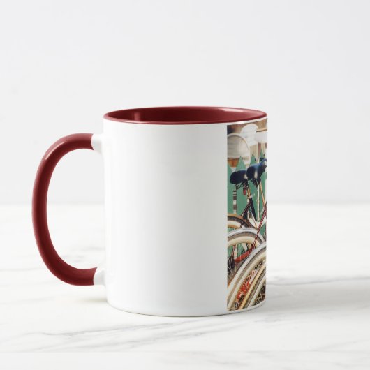 mok "Rode fietsen" (Links)