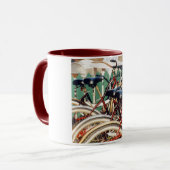 mok "Rode fietsen" (Voorkant links)