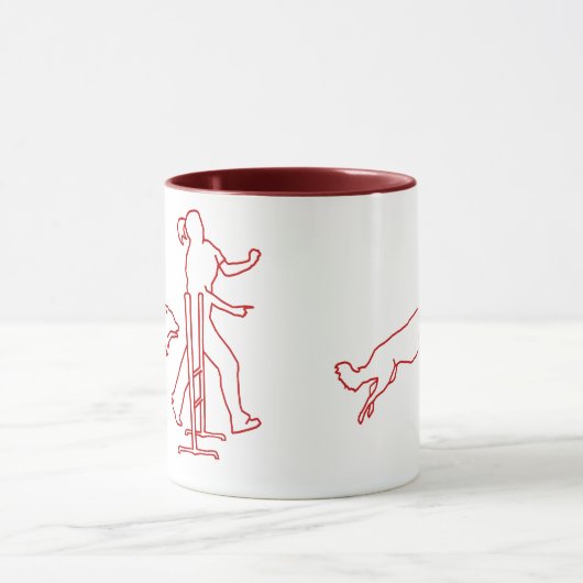 Mok rode hond (Midden)