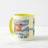 Mok rode kietkoffie (Voorkant links)