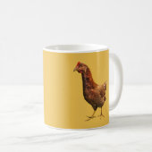 Mok rode kippen (Voorkant rechts)