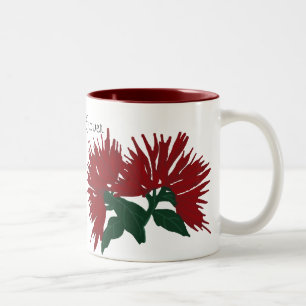 Mok rode lehua-bloem