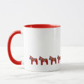 Mok rode paarden koffie (Links)