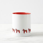 Mok rode paarden koffie (Midden)