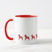 Mok rode paarden koffie (Links)