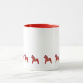 Mok rode paarden koffie (Midden)