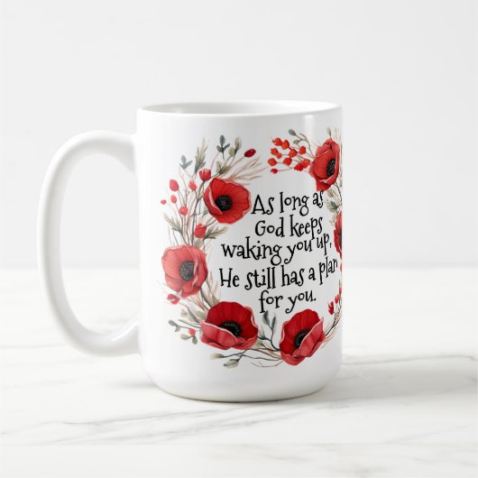 Mok rode papavers (Links)