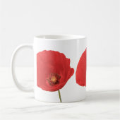 Mok rode papavers koffie (Links)