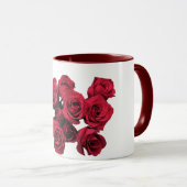 Mok rode rozen (Voorkant rechts)