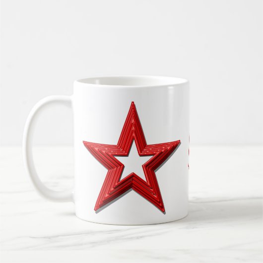 Mok - Rode sterren en Initiaal (Links)