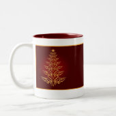 Mok Rode stijlvolle kerstboom (Links)