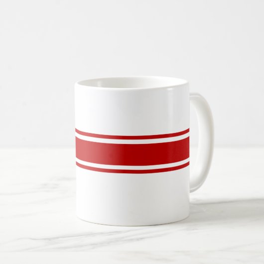 Mok rode strepen (Voorkant rechts)