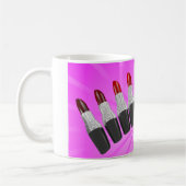 mok rode tinten lippenstift (Links)