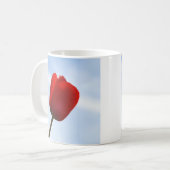 Mok rode tulp (Voorkant links)