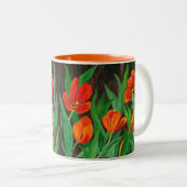 Mok rode tulpen (Voorkant rechts)