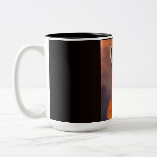 Mok rode vos (Links)