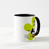 mok roetgroene bloem (Voorkant rechts)