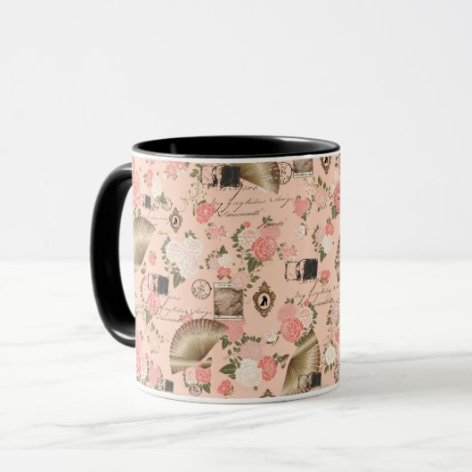 Mok romantische "gekoesterde begin" (Voorkant links)