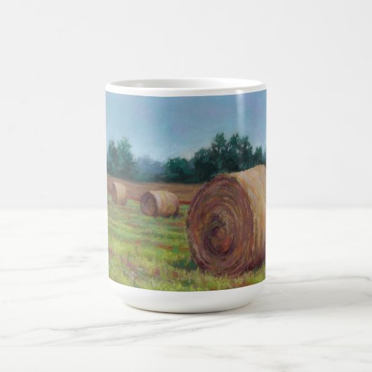 Mok rond hooibalen door Mandy Roeing (Center)
