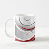 Mok rood en wit hart (Links)