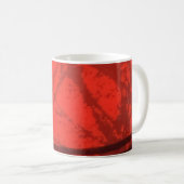 Mok rood en zwart ontwerp (Voorkant rechts)