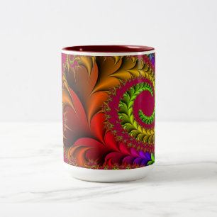 Mok rood ontwerppatroon