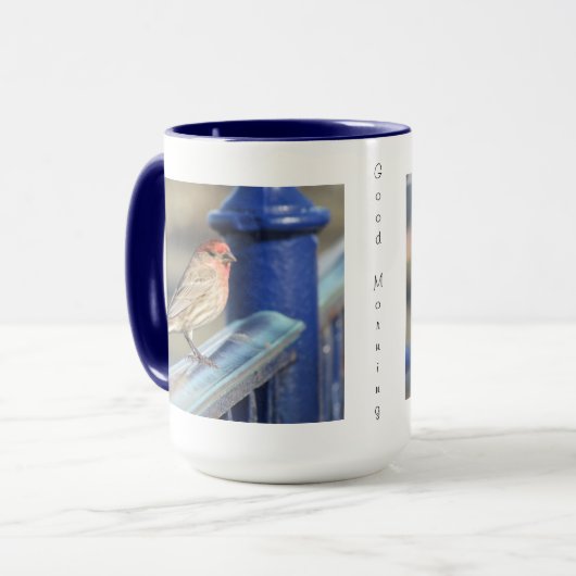 Mok - Rood warmgelopen rugleuning (Voorkant links)