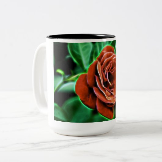 mok roos koffie (Voorkant links)