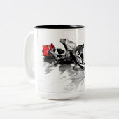 mok roos koffie (Voorkant links)