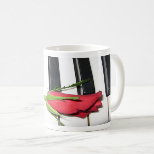 Mok roos Piano (Voorkant rechts)