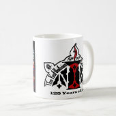 Mok roos-vensterkoffie (Voorkant rechts)