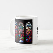 Mok roos-vensterkoffie (Voorkant links)