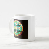 Mok roos-vensterkoffie (Voorkant links)